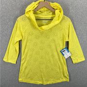 Columbia  Women's XL 3/4 Sleeve Lightweight Shirt Whispering Wind Hoodie