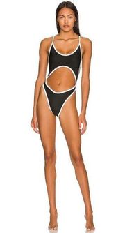 Agua Bendita Mabelle Thoughts Reversible One Piece in White Medium New Womens