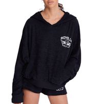 black breeze terry cloth hoodie - OSO