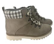 Cliffs By White Mountain Women's Sabine Ankle Lace-Up Hiking Boots Gray Size 6