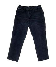 Lee Riders by  Black Denim Vintage Mom Jeans Size 16P