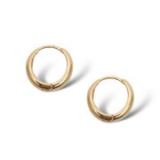 15mm Small Huggie Hoop Earrings for Women