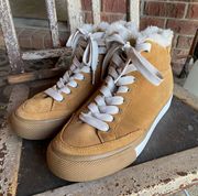 Orion RB Army High-Top Shearling Sneakers