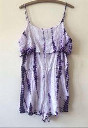 Purple Tie Dye Romper