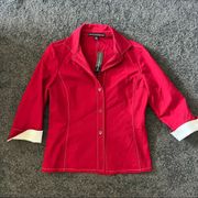 Vintage linda allard  blazer red