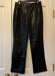 7 For All Mankind Faux Leather Pants Size Medium