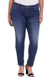 Torrid Straight Leg Stretch Mid-Rise Medium Wash Jeans Size 10