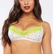 Savage X Fenty Floral Cotton No Underwire Bra