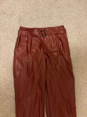 Faux Leather Pants