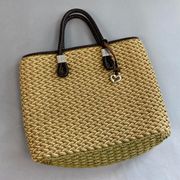 Brighton Vintage Purse With Woven Straw Charms