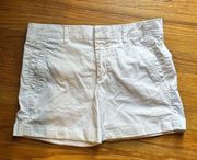 Vince White Jean Shorts Size 8