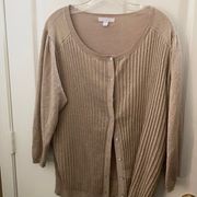 Roz & ali shimmer cardigan 3x