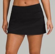 Lululemon black pace rival skort - 6