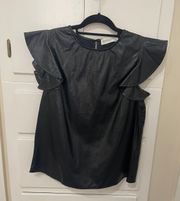 Black Leather Shirt 