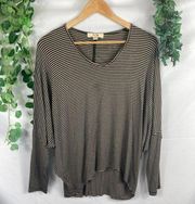 n/p soft striped lounge top S