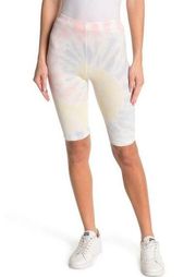 Elodie Nordstrom Ribbed Tie Die High Waist Pull On Bike Shorts Tights S Summer