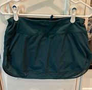 Dark Green Tennis Skirt Size Six