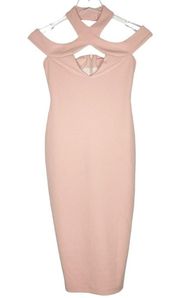 NOOKIE - NWT - Blush Hollywood Midi Dress Blush Pink Size XS