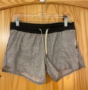 Vuori the rise the shine gray athletic shorts Medium