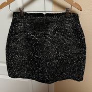 Hutch Sparkling Sequin Skirt Stretchy Bodycon Mini Skirts