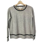 Rachel Zoe Gray Crewneck Cashmere Sweater S