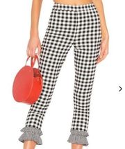 LOVERS AND FRIENDS: Gingham Plaid Pant
