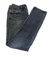 I&M Jeans Women's Size 9 Cotton Stretch Denim Faded Straight‎ Leg