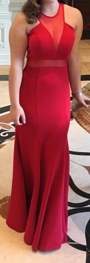Boutique Red Formal Gown