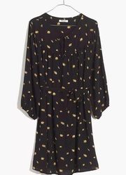 NWT Madewell Gold Floral Dress