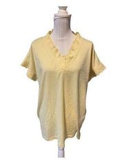 Blair Yellow Eyelet T-Shirt Size 2XL