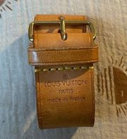 Authentic  Vachetta leather Poignet luggage strap