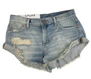 Urban Outfitters BDG NWT Low Rise Distressed Cutoff Cuffed Boyfriend Shorts 24W