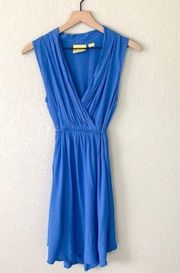 Anthropologie Cobalt Blue Dress Sleeveless