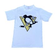 Vintage Pittsburgh Penguins Hockey White Graphic T-shirt