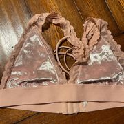 PINK bralette sz M