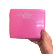 Patent pink fabulous high school musical sharpay Disney clutch never used