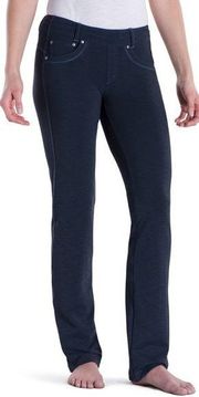 Kuhl Mova Pants Straight Leg Stretch Navy Blue Size 2