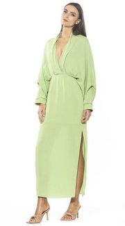 Alexia Admor Womens Size 2 Green Kacey Maxi Dress NWT (b16)