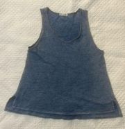 Rag and bone blue extra small tank top