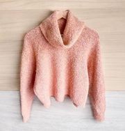 Sincerely Jules Cropped Cowl Neck Sweater Size Small