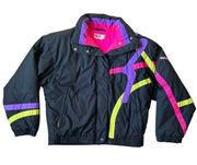 Rare Vintage 80s FILA Magic Line Giubbotto Winter Ski Snow Puffer Colorblock