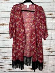 LuLaRoe Monroe Kimono Size L