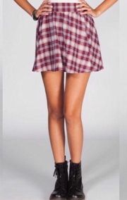 Heart Soul Plaid Skater Skirt