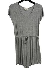 Olive & Oak Grey Ribbed Knit Dress Medium