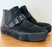 Ash "killer” Womens Black Creeper Platform Ankle Boots Size 36 / 5.5