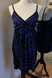 Large Black & Purple Dress