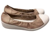 Fit Flop F-Pop Ballerina Timber Wolf Canvas Wedge Shoes