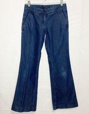 Express Design Studio Jeans Sz 2R (29x30) Flare Leg Denim Stretch Low Rise