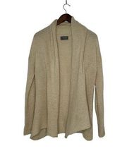 Wooden Ships Size S/M Mohair Wool Blend Tan Cardigan