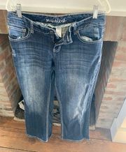 Maurice’s Boot Cut Western Jeans Short size 9/10 Short Cowgirl Rodeo style